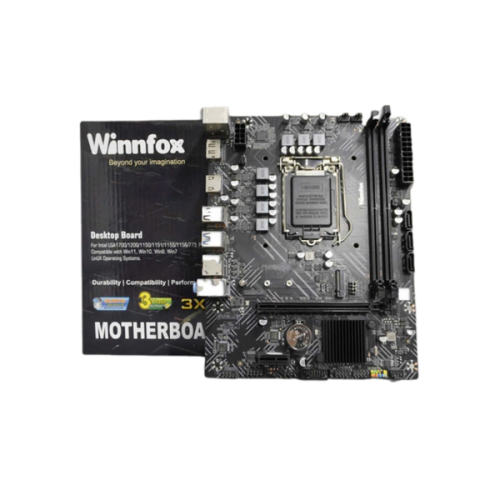 Bo mạch chủ H510 Winnfox (DDR4, M-ATX, LGA1200)