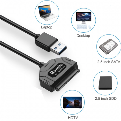 Cáp ổ cứng di động USB 3.0 – Sata (2.5