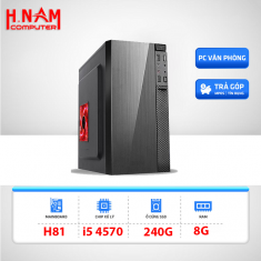 Cấu hình H81 CPU Core i5 4570 Ram 8G SSD 240G - Bảo hành 2 năm