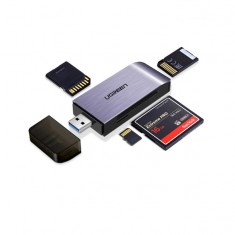 Đầu đọc thẻ USB 3.0 hỗ trợ SD/TF/CF/MS chính hãng Ugreen 50541 cao cấp