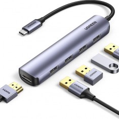 Hub USB Type C 5 in 1 to HDMI, USB 3.0 chính hãng Ugreen 20197