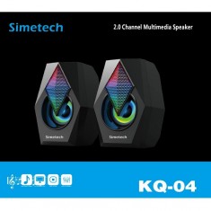 LOA VI TÍNH 2.0 SIMETECH KQ-04 CÓ LED