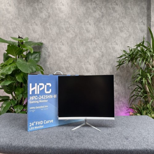 Màn hình HPC 2425HN-Trắng | 23.8 inch, FHD, VA, 100Hz, Cong