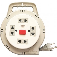 Ổ cắm điện kéo dài quay tay HONJIANDA loại 4 ổ