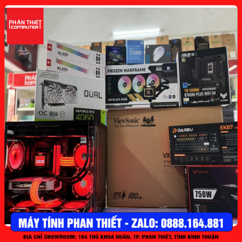 Trọn bộ PC Gaming i5 13400F ( I5 13400F / 16GB / 512GB / RTX 4060 6GB / LCD 27 INCH )